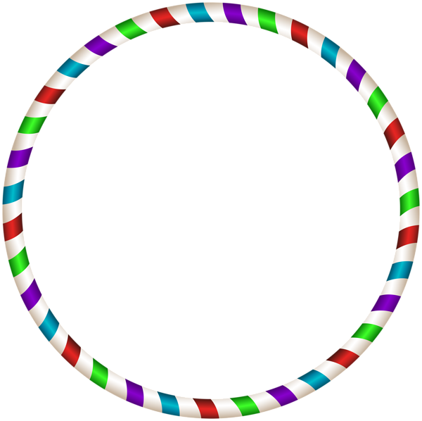 Multicolor Round Border Transparent PNG Clip Art | Gallery ...