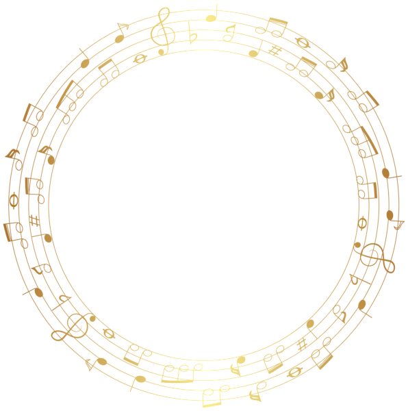 This png image - Musical Notes Border Frame Transparent Image, is available for free download