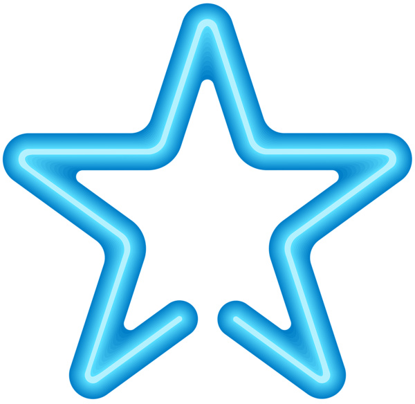 This png image - Neon Star PNG Clip Art Image, is available for free download