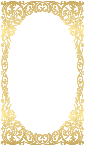 This png image - Ornate Golden Frame PNG Clipart, is available for free download