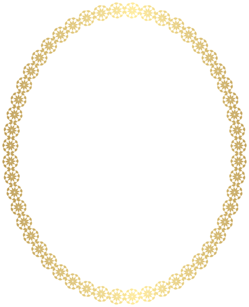 This png image - Oval Border Frame Clipart Image, is available for free download