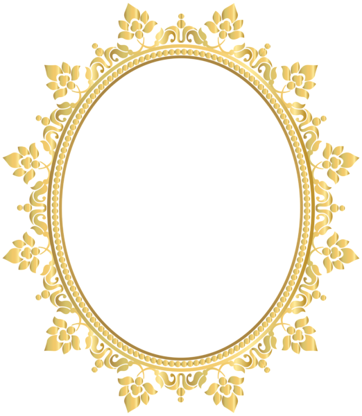 This png image - Oval Decorative Border Frame Transparent Clip Art PNG Image, is available for free download