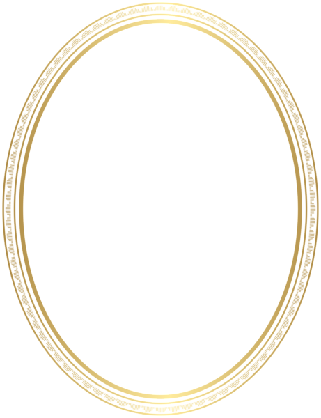This png image - Oval Frame Border PNG Gold Clipart, is available for free download