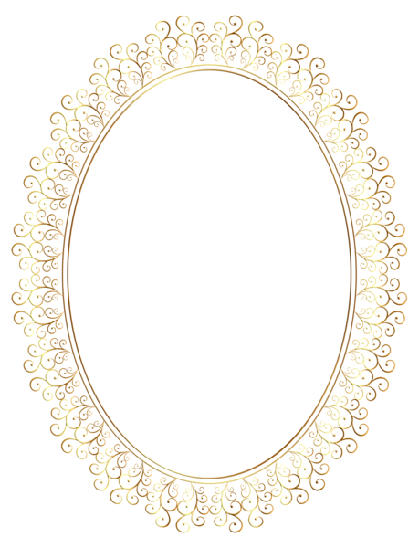 Oval Frame Transparent Clip Art Image | Gallery ...