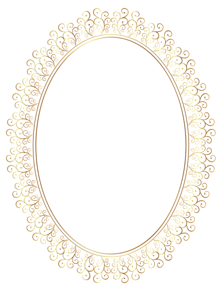 This png image - Oval Frame Transparent Clip Art Image, is available for free download