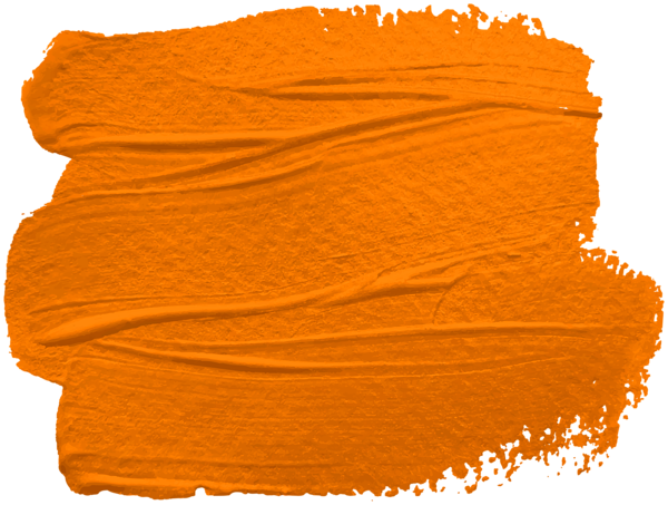 This png image - Paint Stain Orange PNG Clipart, is available for free download