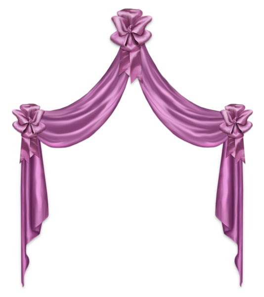 This png image - Pink Decor Curtain PNG Clipart Picture, is available for free download