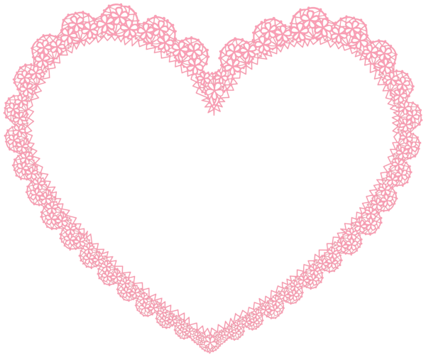 This png image - Pink Heart Border Transparent Image, is available for free download