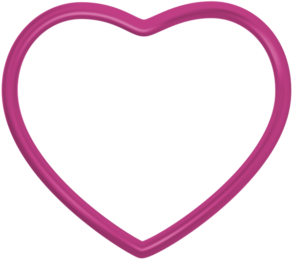 This png image - Pink Heart Frame Border PNG Clipart, is available for free download