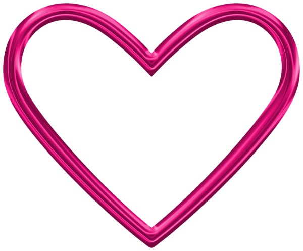 This png image - Pink Heart Shape Border PNG Clipart, is available for free download