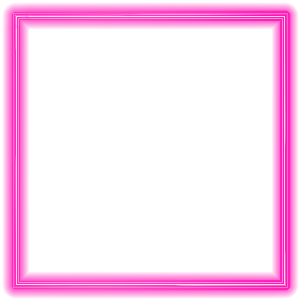 Pink Neon Border Frame PNG Clipart | Gallery Yopriceville - High