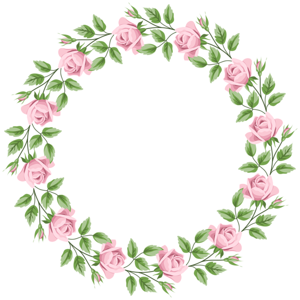 This png image - Pink Rose Border Frame Transparent PNG Clip Art, is available for free download