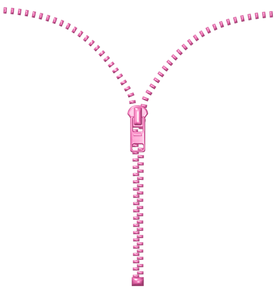 This png image - Pink Zip Decoration PNG Clipart Picture, is available for free download