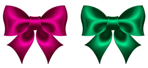 This png image - Pink and Green Bow PNG Clipart Picture, is available for free download