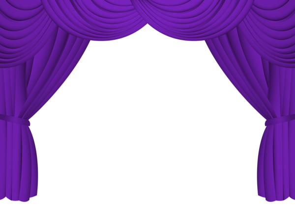 Purple Curtains PNG Transparent Clipart | Gallery Yopriceville - High ...
