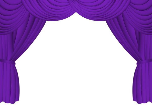 This png image - Purple Curtains PNG Transparent Clipart, is available for free download