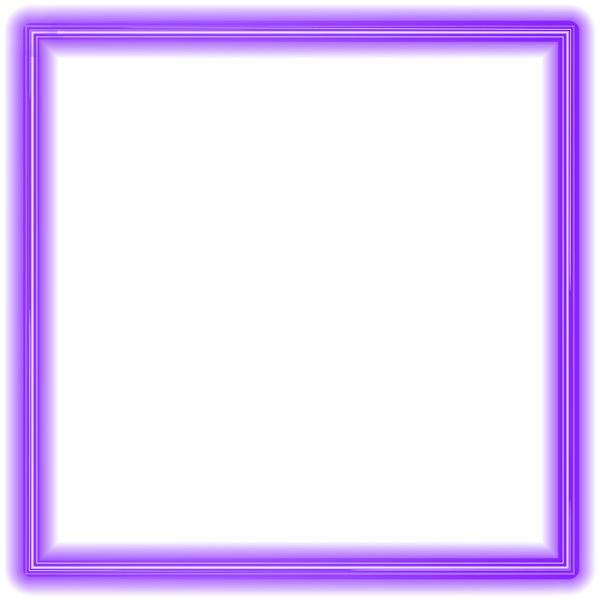 This png image - Purple Neon Border Frame PNG Clipart, is available for free download