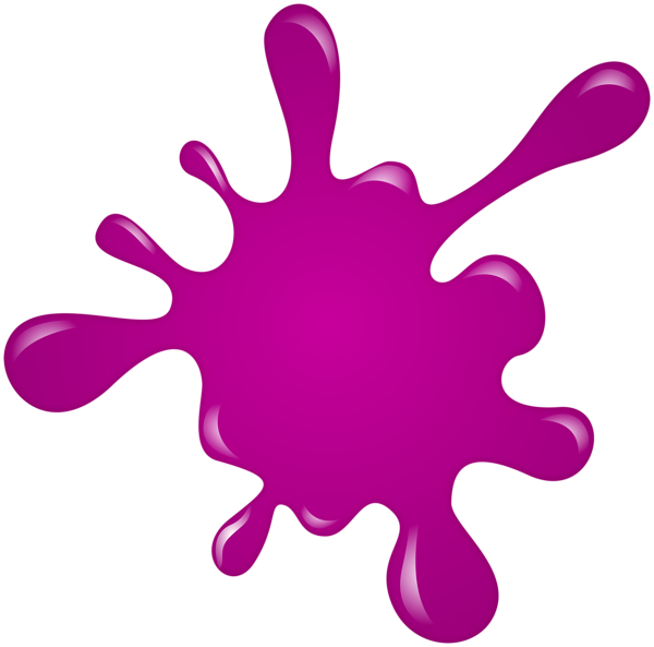 This png image - Purple Paint Splatter PNG Clipart, is available for free download