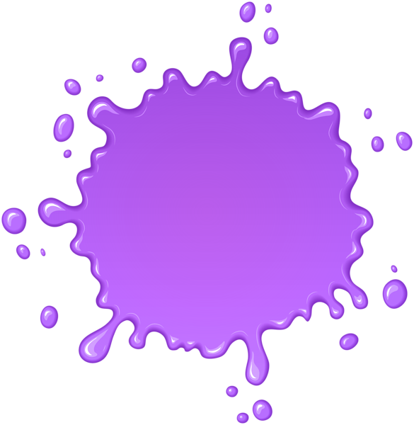 Purple Paint Splatter Transparent Clip Art | Gallery Yopriceville - High-Quality Images and