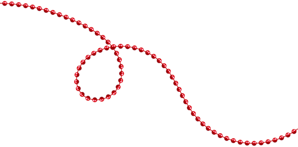 This png image - Red Beads Decor PNG Clip Art Image, is available for free download