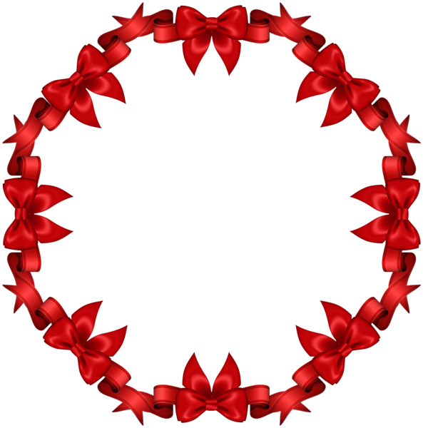 This png image - Red Bow Border Frame PNG Clipart, is available for free download