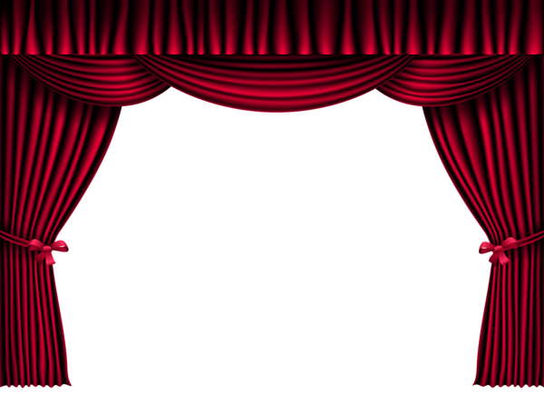 This png image - Red Curtains PNG Clipart Image, is available for free download