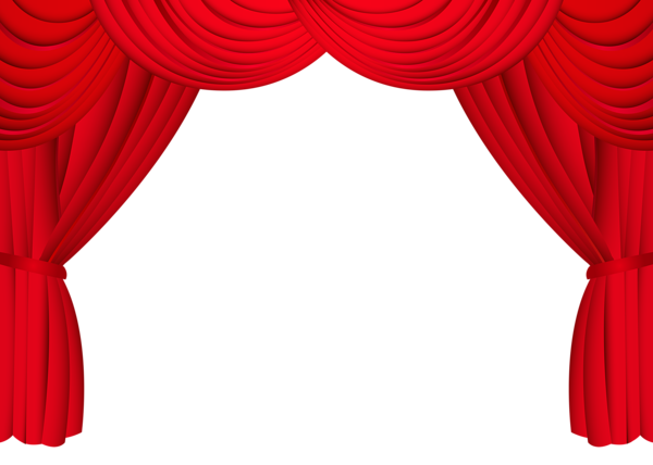 This png image - Red Curtains PNG Transparent Clipart, is available for free download