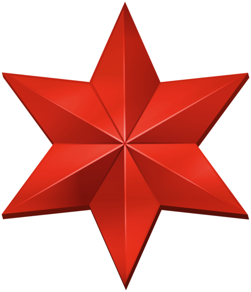 This png image - Red Decorative Star Clipart, is available for free download