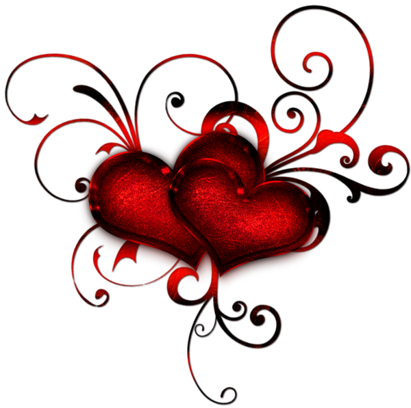 This png image - Red Heart Deacoration PNG Clipart, is available for free download