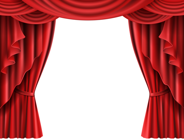 This png image - Red Theater Curtain Transparent PNG Clip Art Image, is available for free download