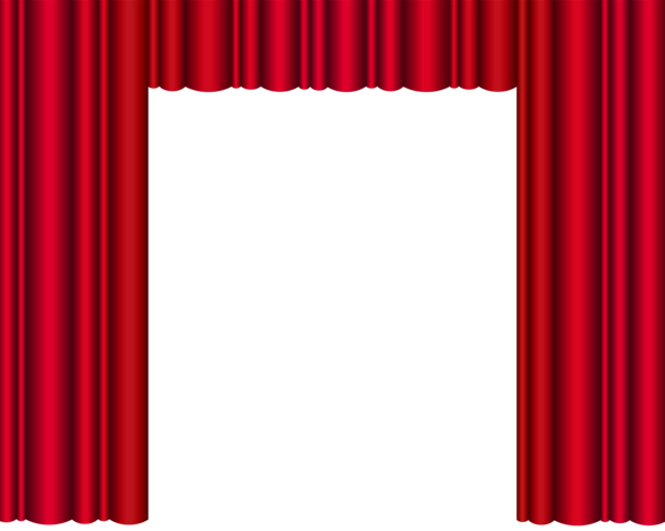This png image - Red Theater Curtains Transparent PNG Clip Art Image, is available for free download