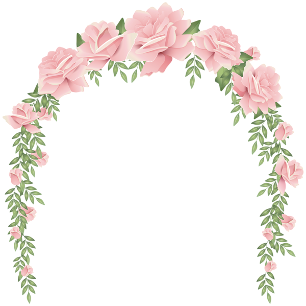 This png image - Rose Arch Decorative Transparent Image, is available for free download