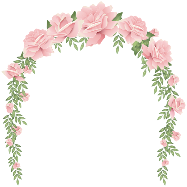 Rose Arch Decorative Transparent Image | Gallery Yopriceville - High