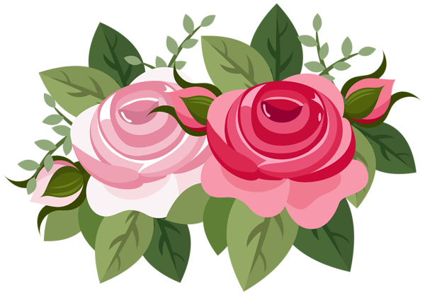 This png image - Rose Decor Clip Art PNG Image, is available for free download
