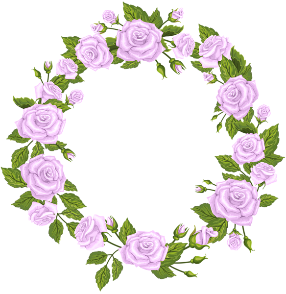 This png image - Roses Border Violet PNG Clip Art, is available for free download