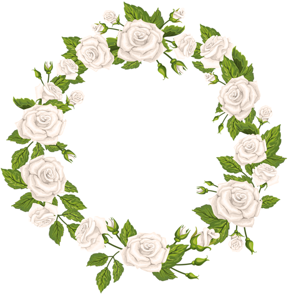 This png image - Roses Border White PNG Clip Art, is available for free download