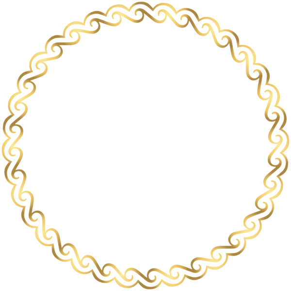 This png image - Round Border Deco Frame PNG Clip Art, is available for free download