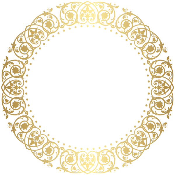 This png image - Round Border Frame Deco PNG Clip Art, is available for free download