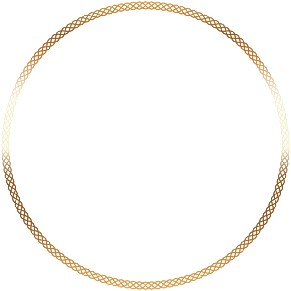 This png image - Round Deco Border Frame PNG Clip Art, is available for free download