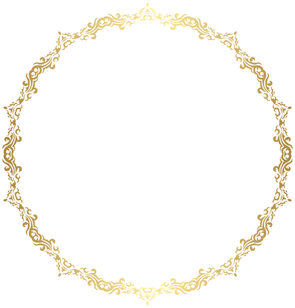 This png image - Round Deco Border Frame PNG Clipart, is available for free download