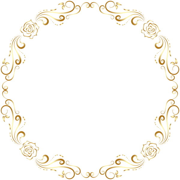 This png image - Round Deco Border Frame Transparent PNG Clip Art, is available for free download
