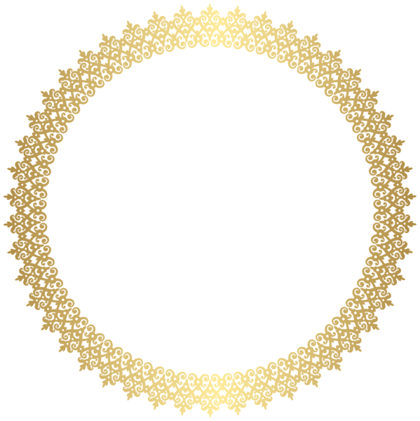 This png image - Round Decorative Frame Border PNG Clipart, is available for free download