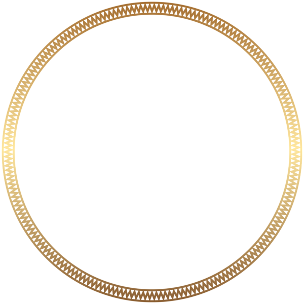 This png image - Round Frame Border Gold Clip Art, is available for free download