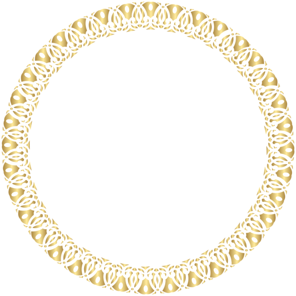 Round Frame Gold Transparent PNG Clip Art | Gallery Yopriceville - High ...