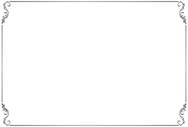 Silver Border Frame PNG Clip Art Image | Gallery Yopriceville - High