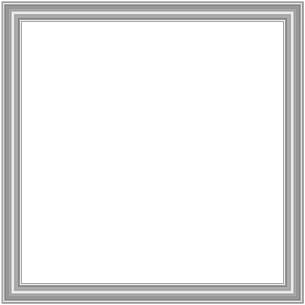 This png image - Silver Border Frame Transparent PNG Image, is available for free download