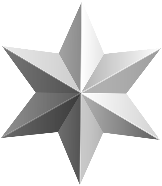 This png image - Silver Star Transparent PNG Clip Art Image, is available for free download