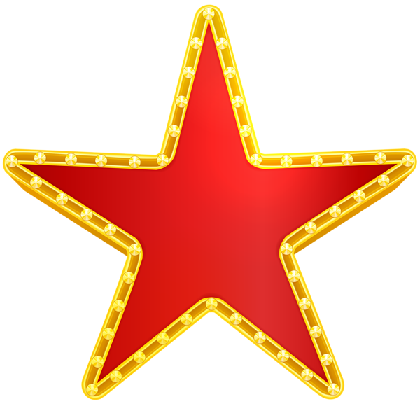 This png image - Star Red Decorative PNG Clip Art Image, is available for free download