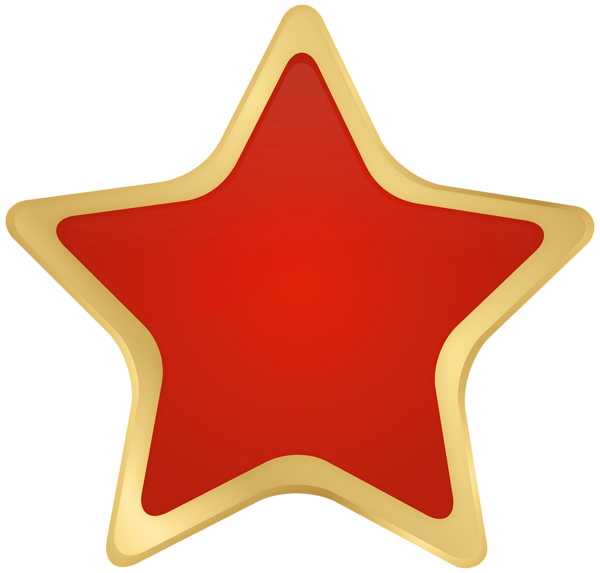 This png image - Star Red Gold PNG Clipart, is available for free download