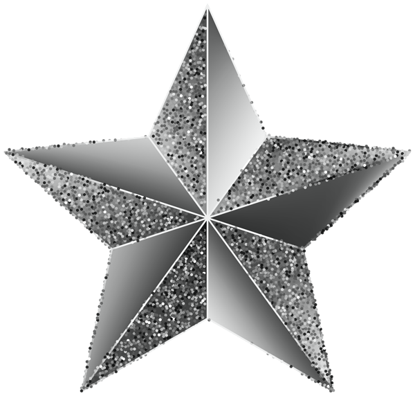 This png image - Star Silver Transparent Clip Art Image, is available for free download